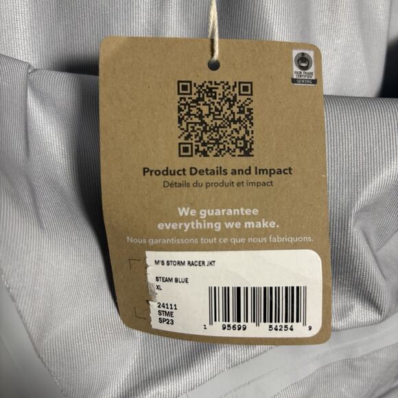 NWT Patagonia Storm Racer Jacket New Coat XL Running Outdoor Coat Packable Rain - Picture 4 of 14